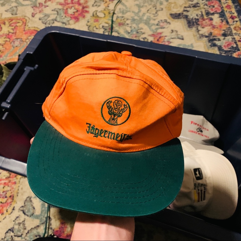 Vintage 80s 7 panel jagermeier hat